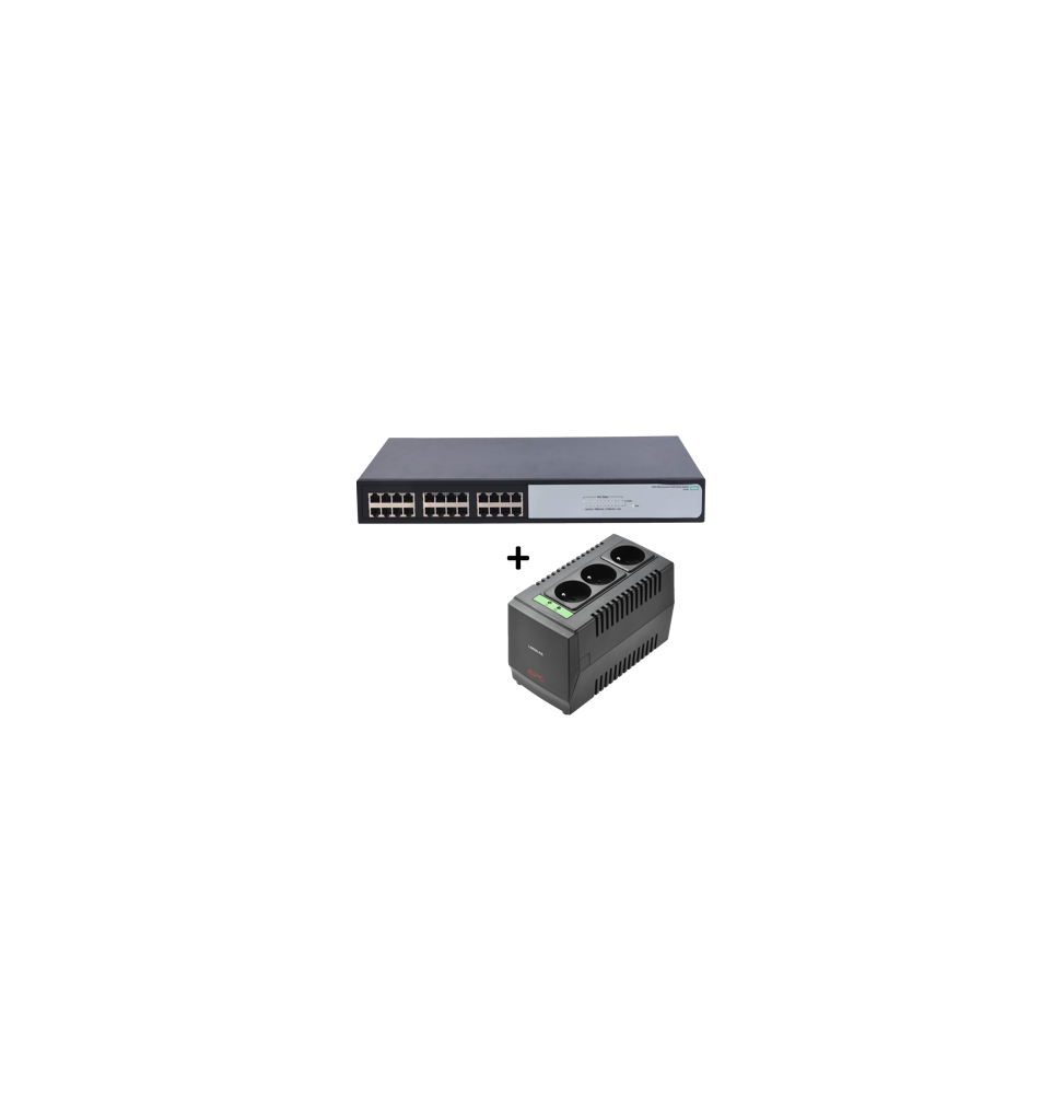 Switch HPE 1420 24G + APC Line-R 600VA Automatic(DS5756) prix maroc Switch HPE 1420 24G + APC Line-R 600VA Automatic(DS5756) prix maroc
