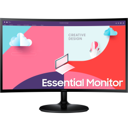Écran Samsung 24" Essential CUrved  (LS24C360EAMXZN) prix maroc
