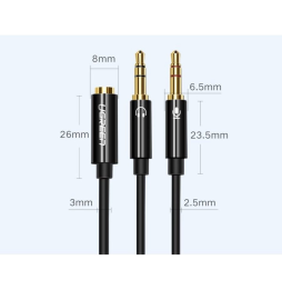 Cable Audio Ugreen 3.5mm Male to 3.5mm Female (20898) prix maroc