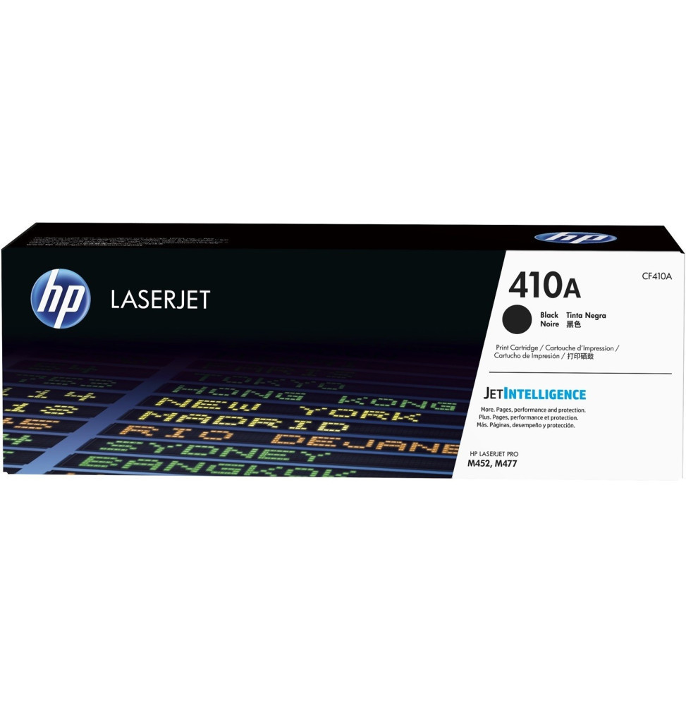 Toner LaserJet HP 410A Black Original Cartridge HP (CF410A) prix maroc