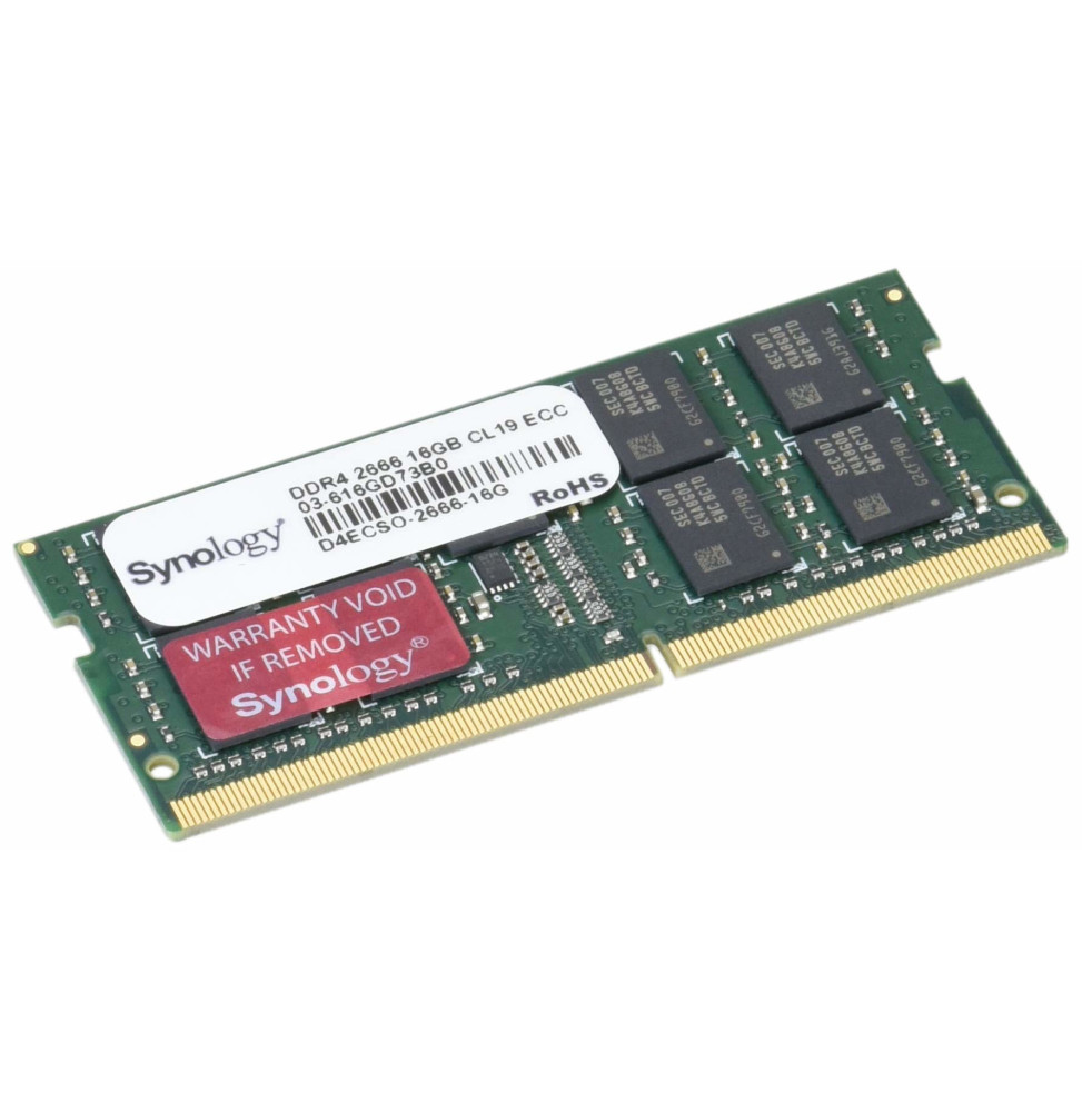 Barrette mémoire Synology SO-DIMM 16GB (D4ECSO-2666-16G) prix maroc