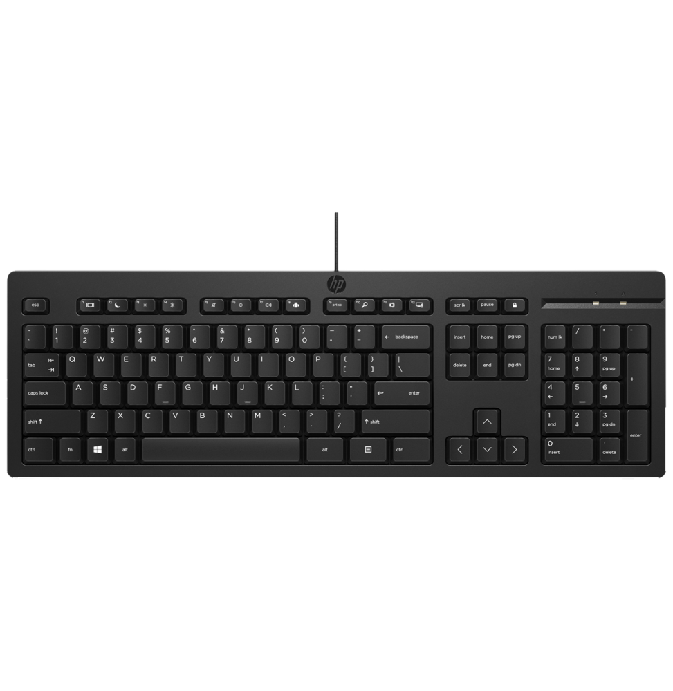 CLAVIER HP 125 WIRED KEYBOARD-FR (266C9AA) PRIX MAROC