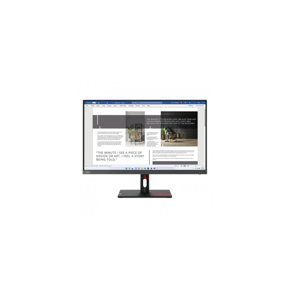 Écran 27" Lenovo Monitor S27i-30 27 IPS panel ( 63DFKAT4EU) prix maroc Écran 27" Lenovo Monitor S27i-30 27 IPS panel ( 63DFKAT4EU) prix maroc