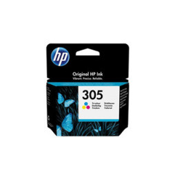 HP 305 trois couleurs - Cartouche  (3YM60AE) PRIX MAROC
