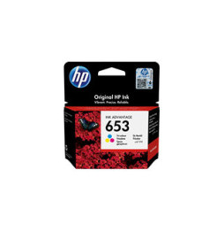 HP 653 Couleur - Cartouche d'encre HP (3YM74AE) PRIX MAROC
