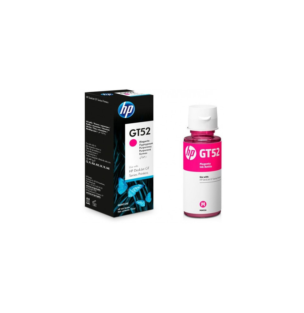 Bouteille d'encre HP d'origine HP GT52 Magenta (M0H55AE) prix maroc