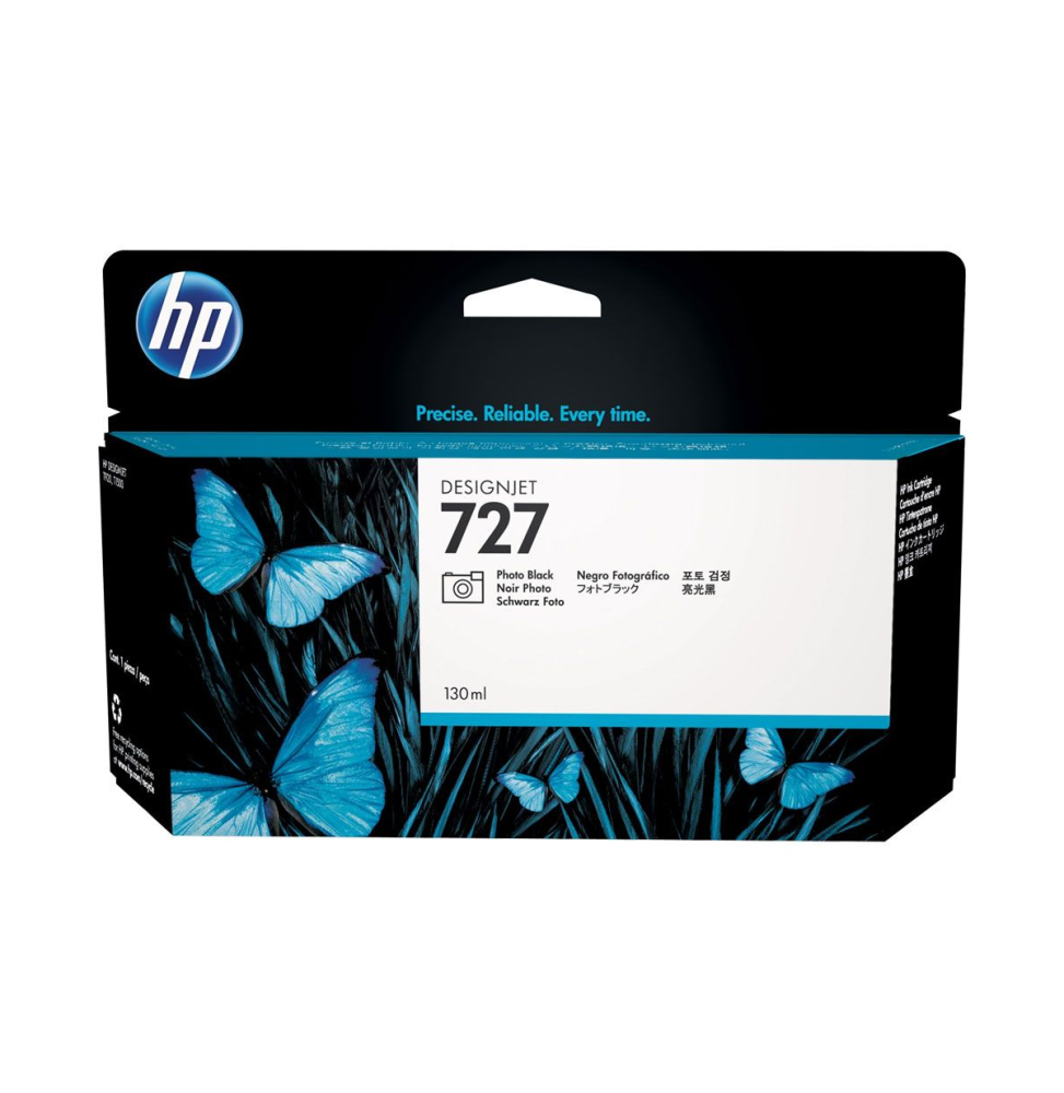 HP 727 Noir Photo - Cartouche d'encre HP d'origine (B3P23A) PRIX MAROC HP 727 Noir Photo - Cartouche d'encre HP d'origine (B3P23A) PRIX MAROC
