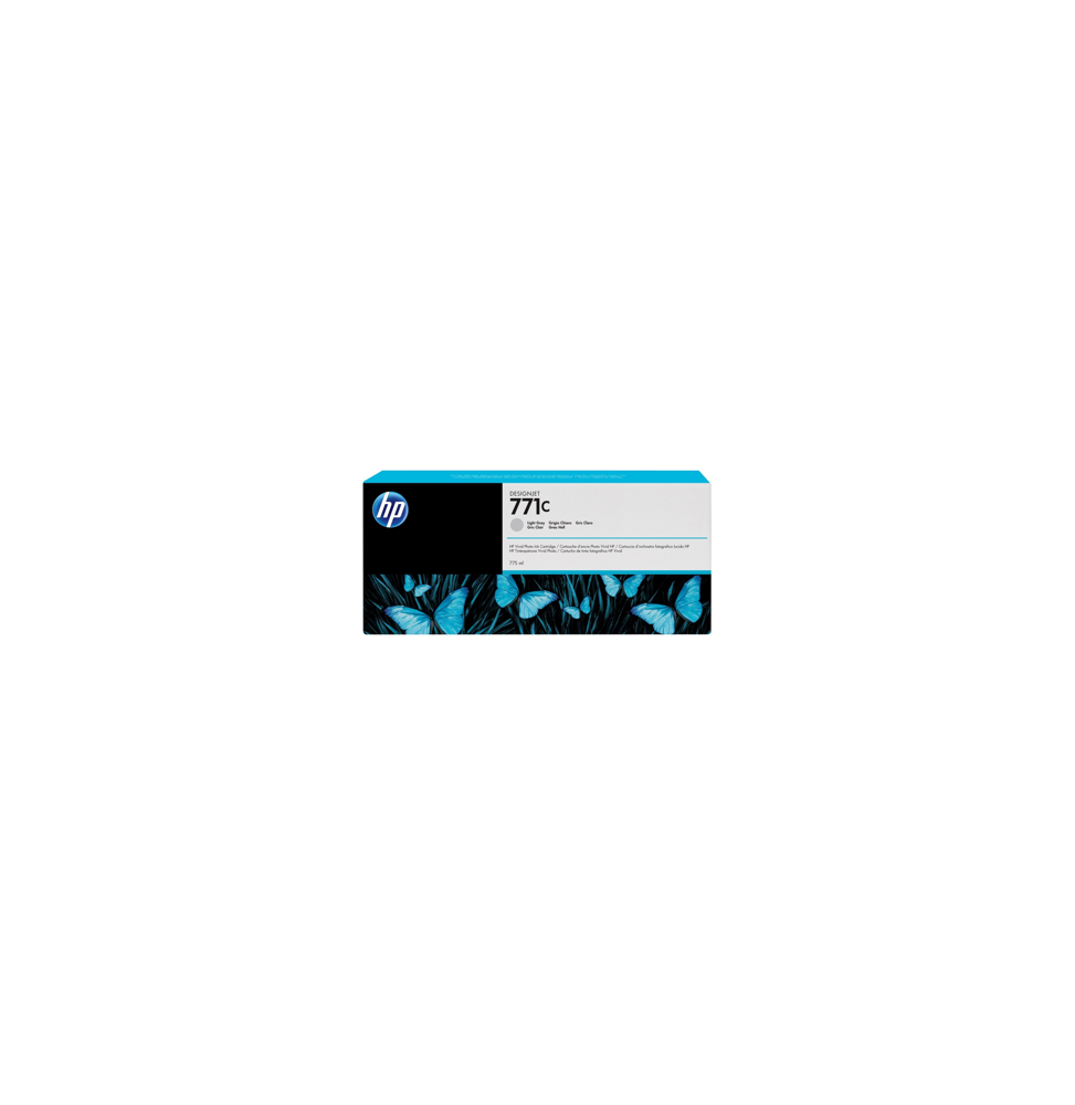 HP 771C Gris Clair - Cartouche d'encre HP d'origine(B6Y14A) PRIX MAROC