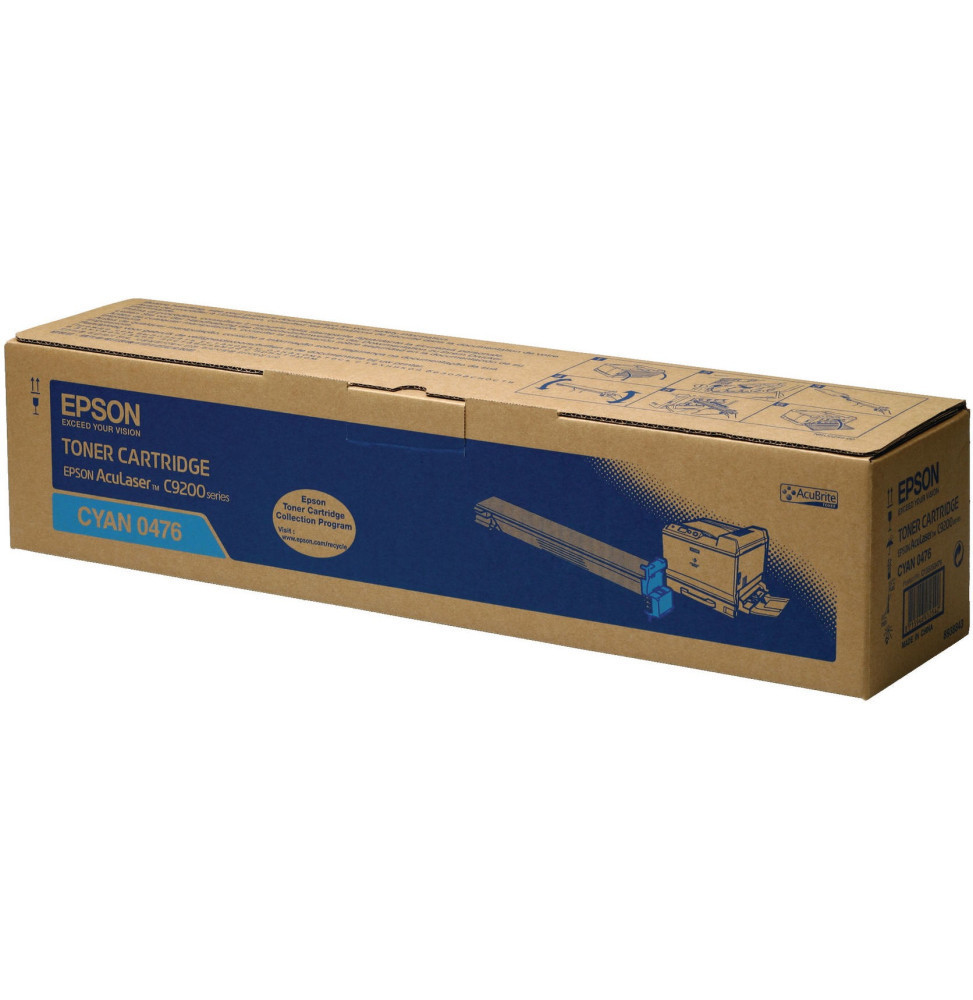 Epson 0476 Cyan - Toner Epson d'origine (C13S050476) PRIX MAROC