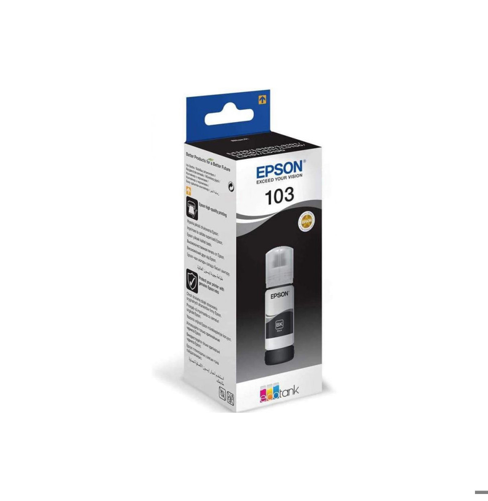 Epson 103 Noir - Bouteille d'encre Epson  (C13T00S14A)