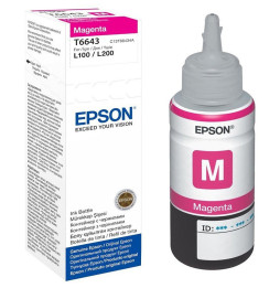 Epson 664 M (T6643) Magenta - Bouteille d'encre (C13T66434A) maroc