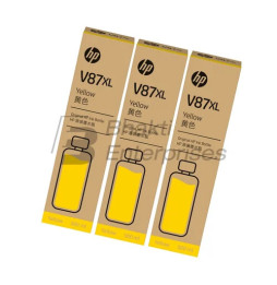 HP V87XL Jaune 500ml - Bouteille d'encre HP d'origine (7FN96A) maroc