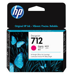 HP 712 Magenta - Cartouche d'encre HP d'origine (3ED68A) PRIX MAROC
