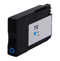 HP 712 Cyan - Cartouche d'encre HP d'origine (3ED67A) PRIX MAROC