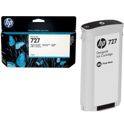 HP 727 Noir Photo - Cartouche d'encre HP d'origine (B3P23A) PRIX MAROC