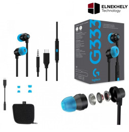 LOGITECH G333 Wired Gaming Earphones (981-000924) prix maroc