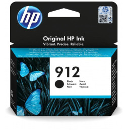 HP 912 Noir - Cartouche d'encre HP d'origine (3YL80AE) PRIX MAROC