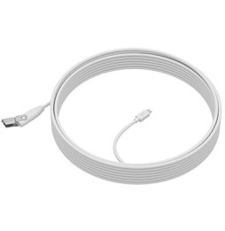 Logitech Rally Mic Pod Extension Cable Blanc (952-000047) prix maroc