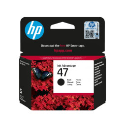 HP 47 Noir - Cartouche d'encre HP d'origine (6ZD21AE) PRIX MAROC