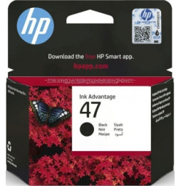 HP 47 Noir - Cartouche d'encre HP d'origine (6ZD21AE) PRIX MAROC