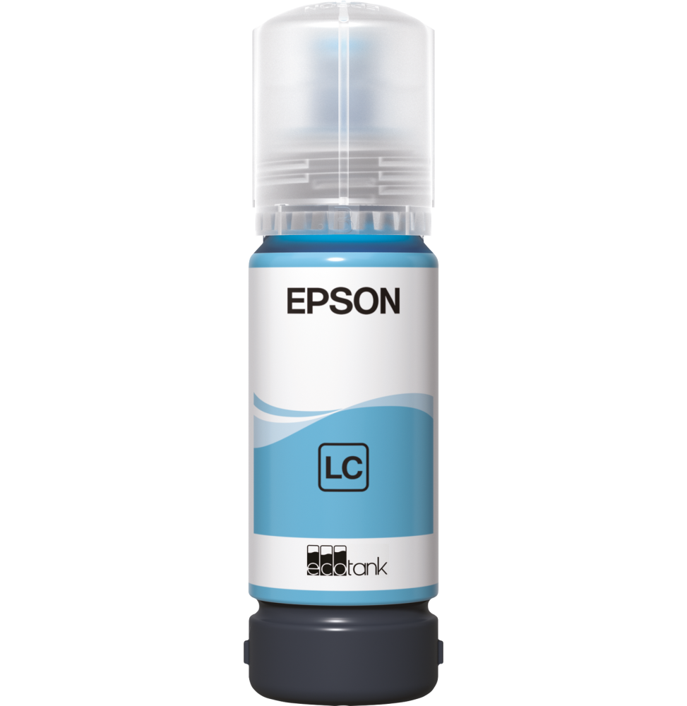EPSON 108 CYAN CLAIR - D'ENCRE EPSON ECOTANK D'ORIGINE (C13T09C54A )