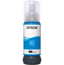 EPSON 108 CYAN -BOUTEILLE D'ENCRE EPSON ECOTANK D'ORIGINE (C13T09C24A)