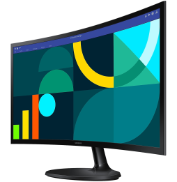 ÉCRAN 24" INCURVÉ FULL HD SAMSUNG serie D (LS24D362GAMXUE)