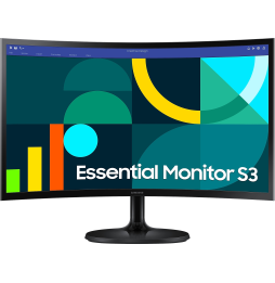 ÉCRAN 24" INCURVÉ FULL HD SAMSUNG serie D (LS24D362GAMXUE)