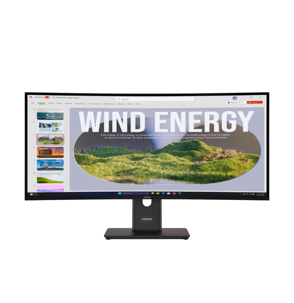Écran incurvé Smart 34" Lenovo ThinkVision (64AEGAT1EU) prix maroc