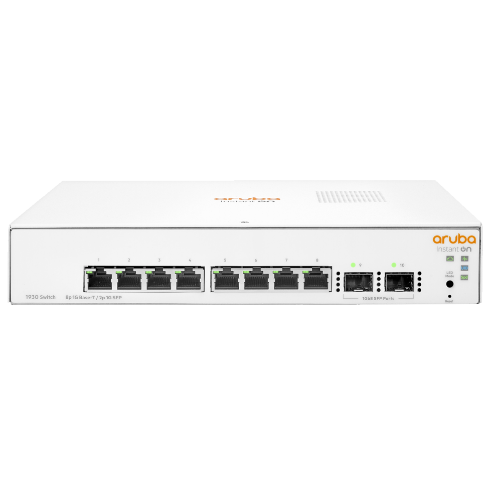 Switch Administrable Aruba Instant On 1930 8G 2SFP (JL680A) prix maroc