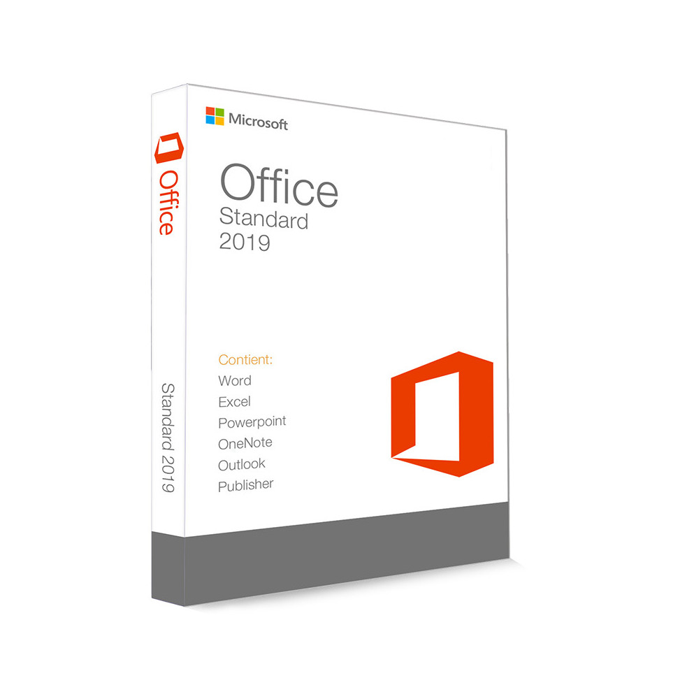 Microsoft Office 2019 Standard 32/64 Bit (MSO19-standard) prix maroc