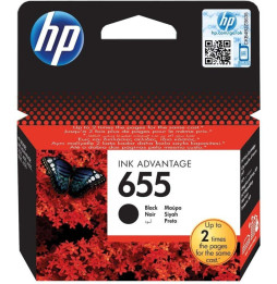 Cartouche d'encre HP d'origine HP 655 Noir (CZ109AE-BHL) prix maroc