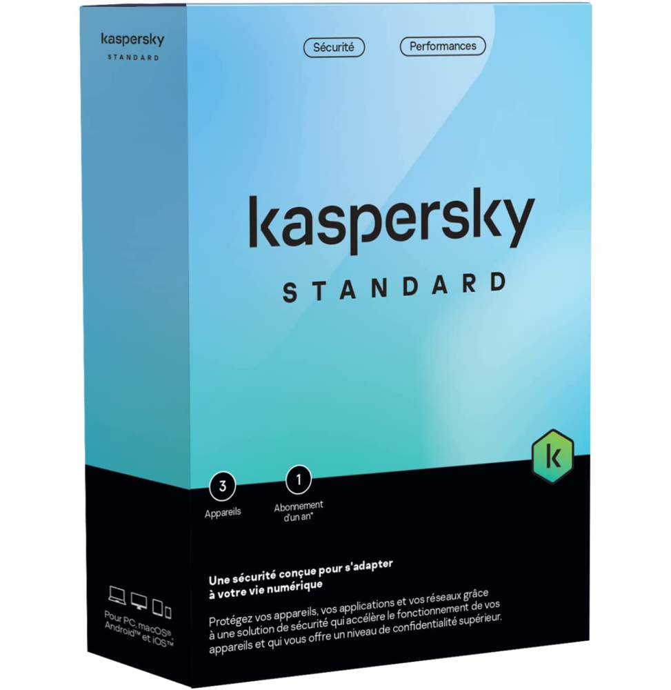 Anti-virus Kaspersky_Standard_3dev_1y ( KL10418BCFS-FF) prix maroc Anti-virus Kaspersky_Standard_3dev_1y ( KL10418BCFS-FF) prix maroc